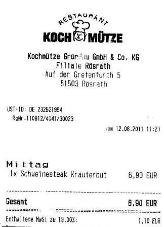 mhmp Hffner Kochmtze Restaurant